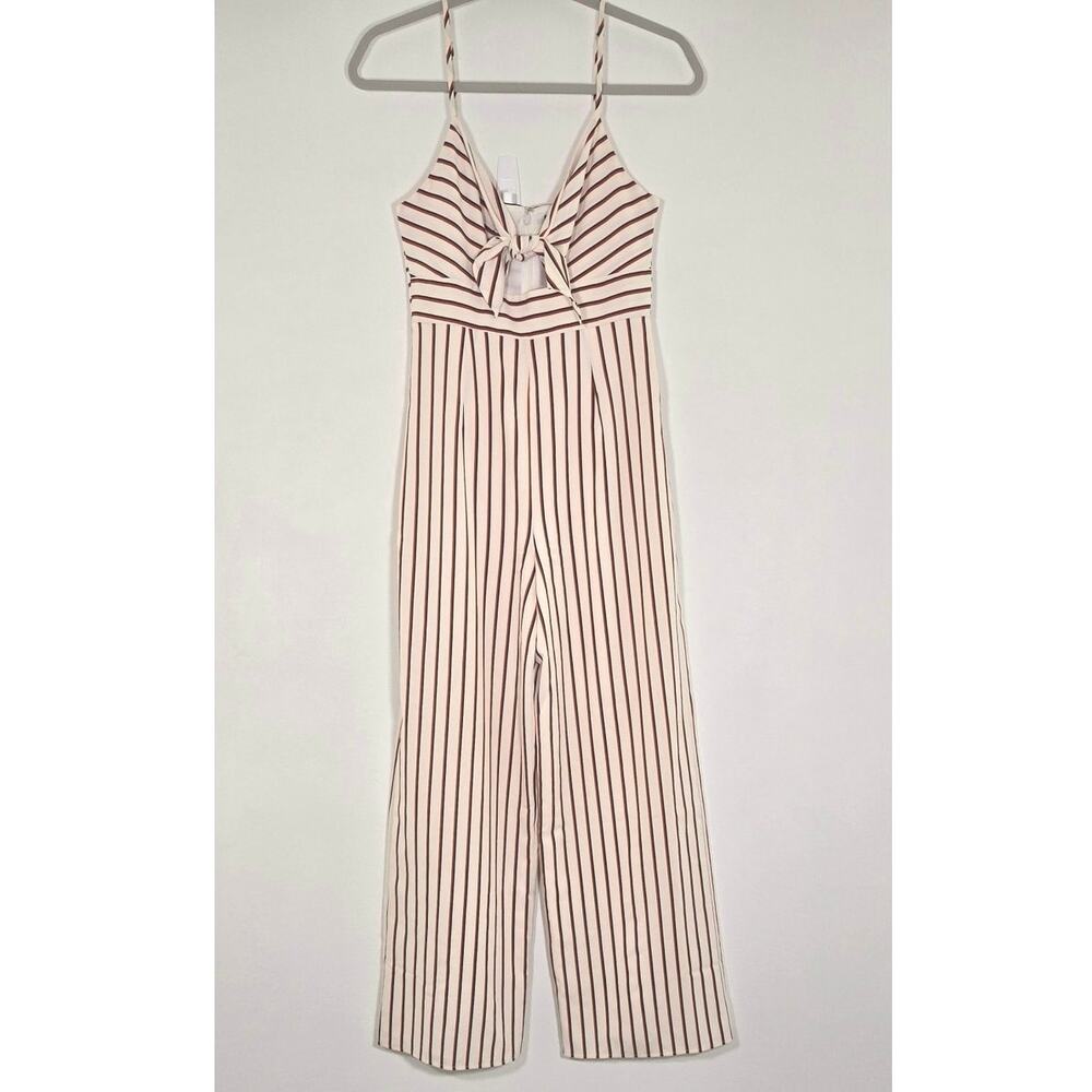Womens red,white and black jumpsuit by Forever 21